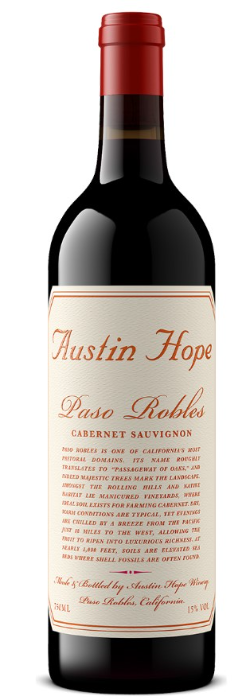 Wine : Austin Hope Paso Robles Cabernet Sauvignon (1748877) (2020)