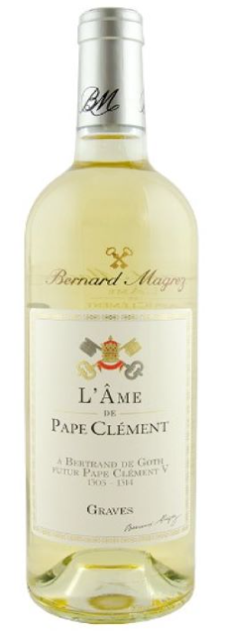 Wine : Bernard Magrez L' Ame De Pape Clement Blanc (2203113) (2019)